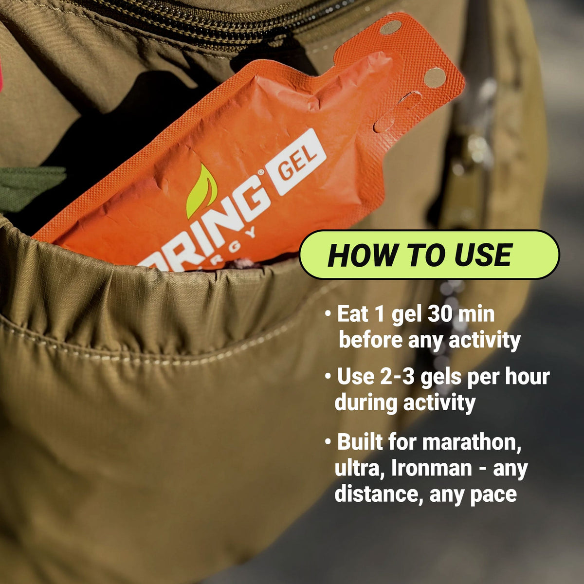 Spring Energy Long Haul Gel (No Caffeine)