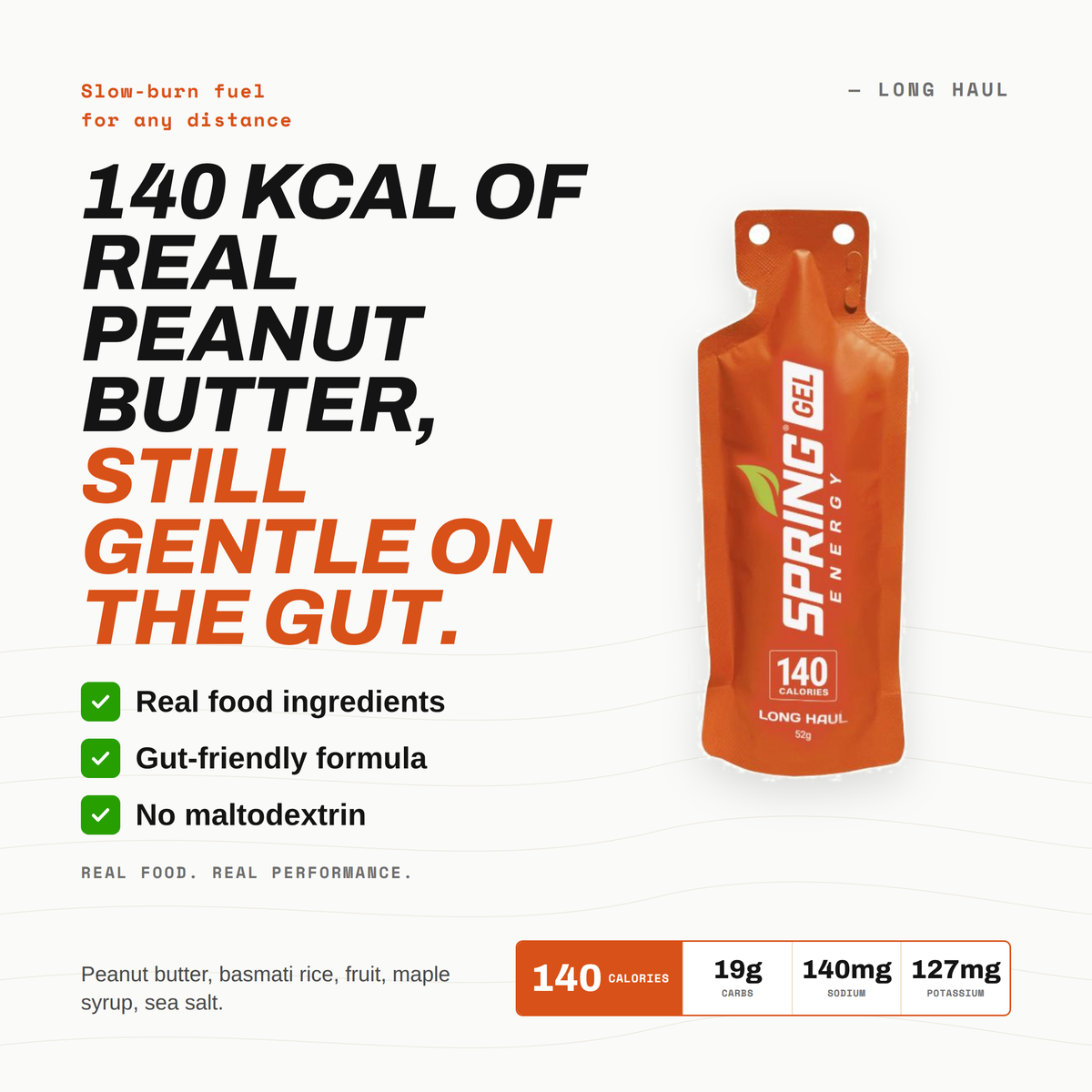 Spring Energy Long Haul Gel (No Caffeine)