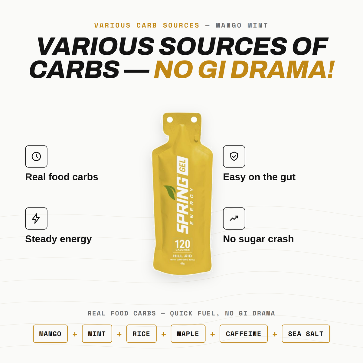 Spring Energy Mango Mint Gel (30 mg Caffeine)