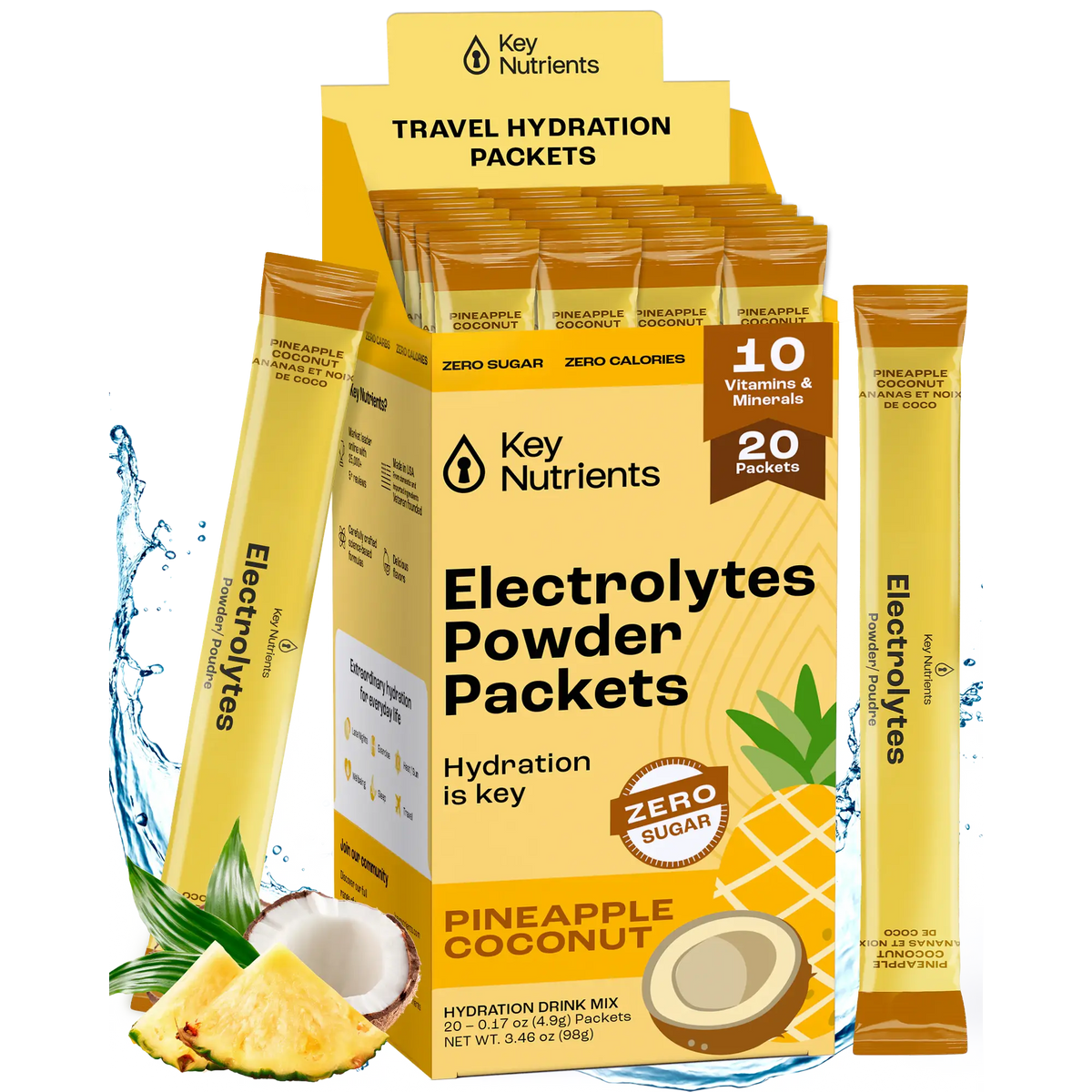 Key Nutrients Sugar-Free Electrolyte Recovery Powder