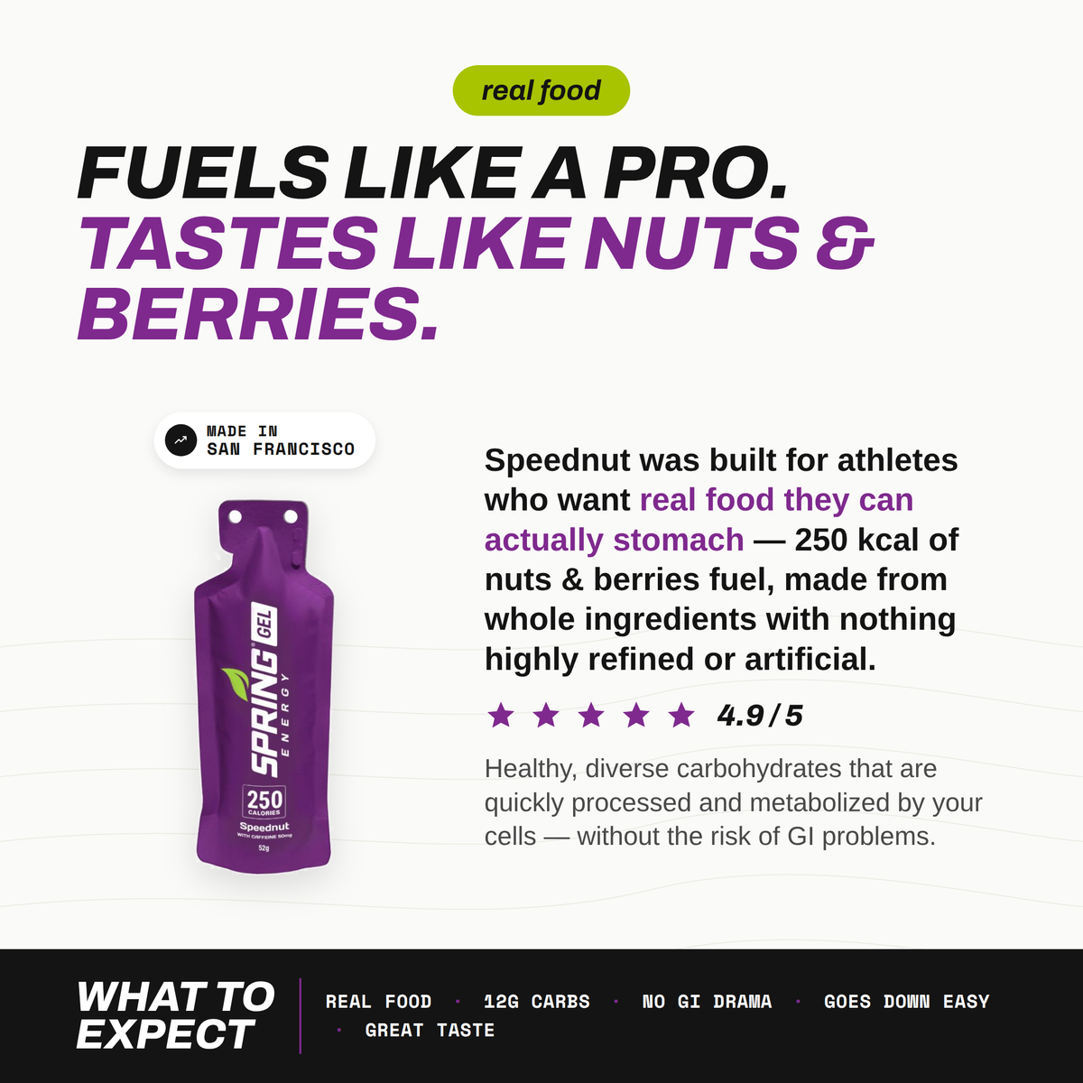 Spring Energy Speednut Gel (50 mg Caffeine)