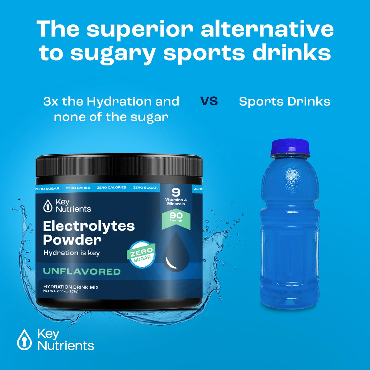 Key Nutrients Sugar-Free Electrolyte Recovery Powder