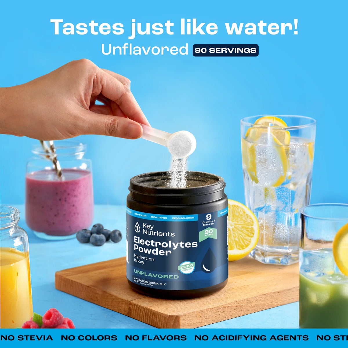 Key Nutrients Sugar-Free Electrolyte Recovery Powder