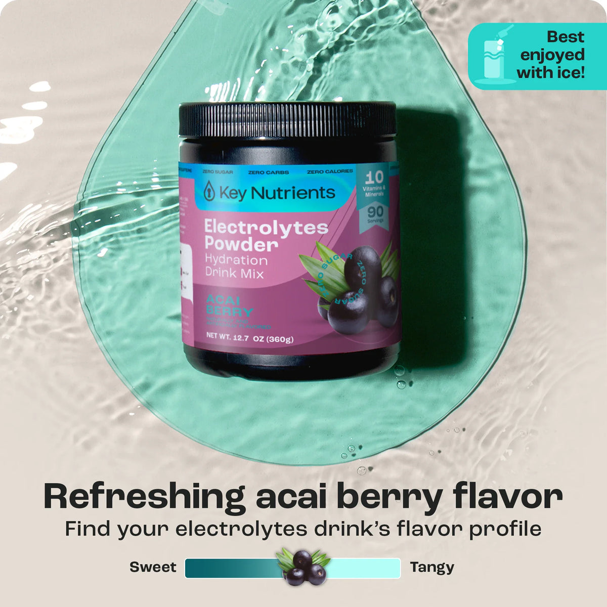 Key Nutrients Sugar-Free Electrolyte Recovery Powder