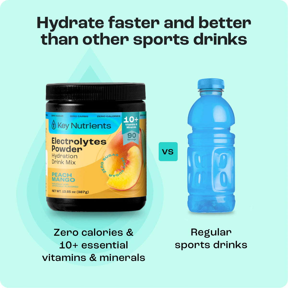 Key Nutrients Sugar-Free Electrolyte Recovery Powder