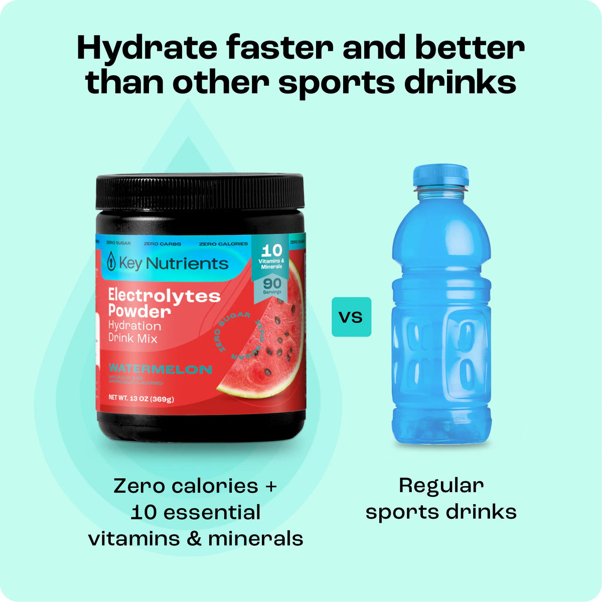 Key Nutrients Sugar-Free Electrolyte Recovery Powder