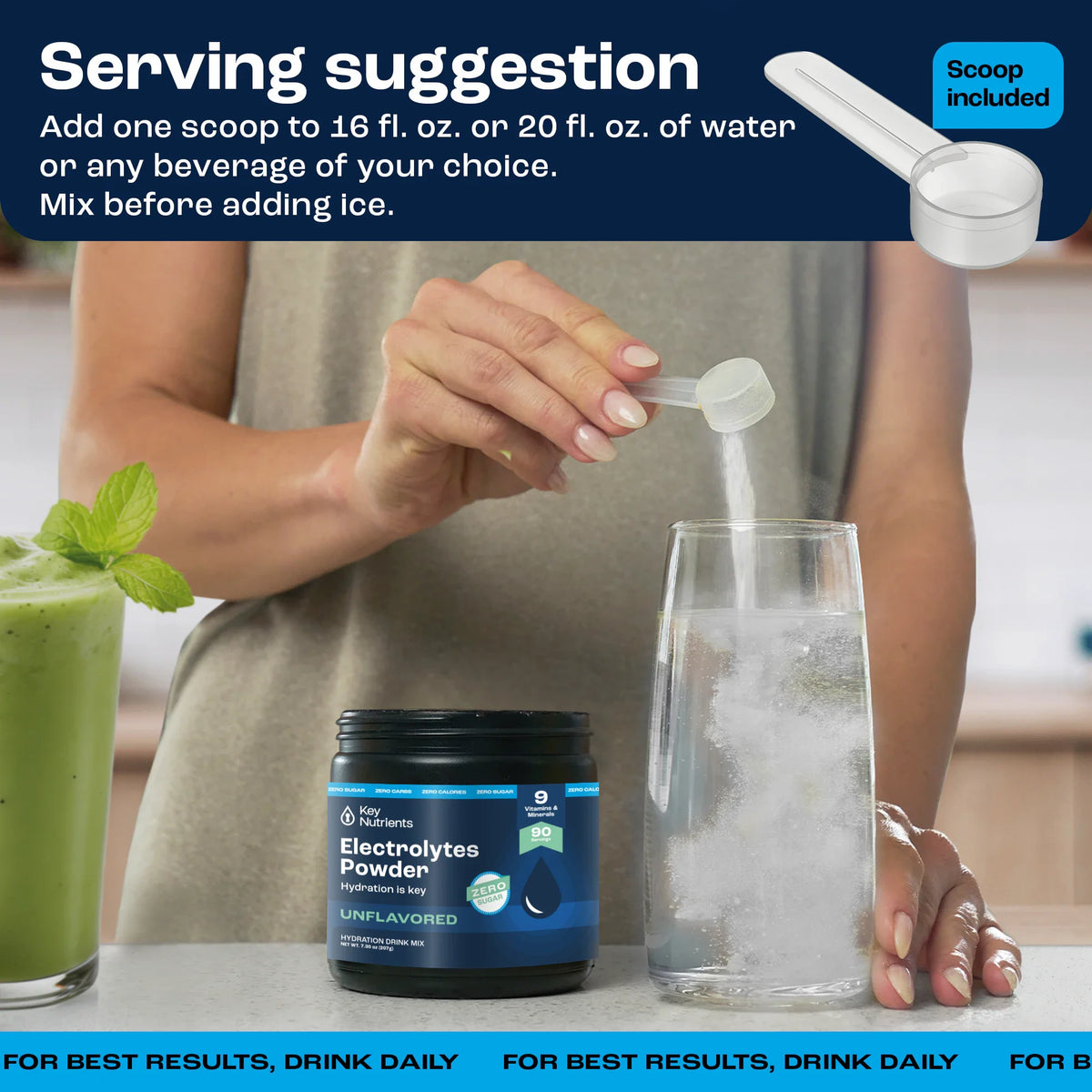 Key Nutrients Sugar-Free Electrolyte Recovery Powder
