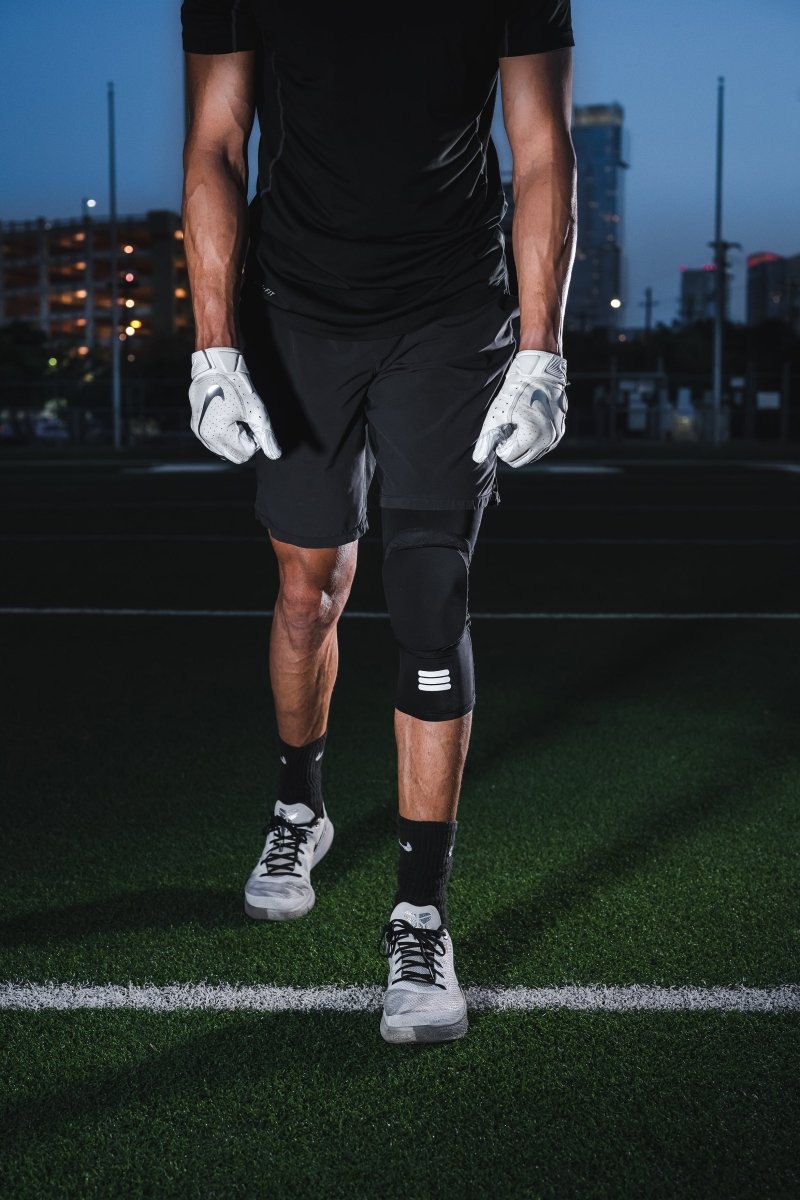 Cumulus Mid-Length Padded Knee Sleeve (Black)
