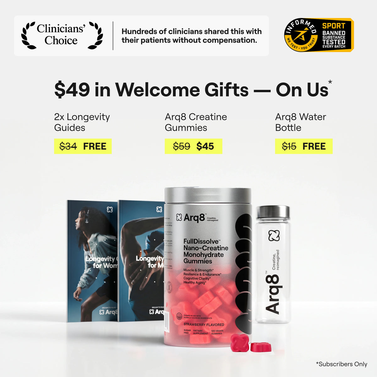 Arq8 Creatine Gummies
