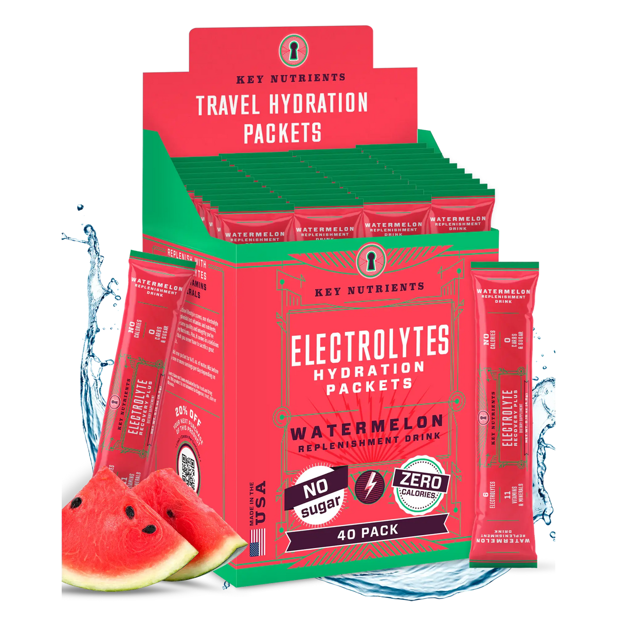 Key Nutrients Sugar-Free Electrolyte Recovery Powder